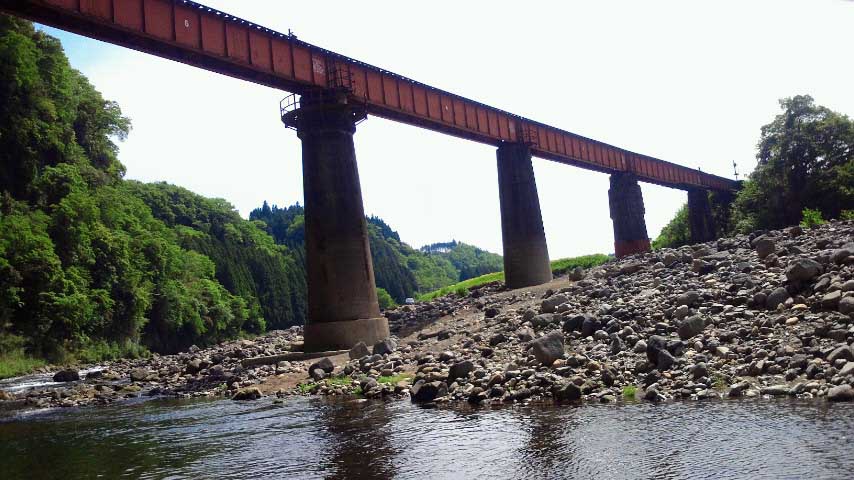 photo_岩戸の景観 奥岳川橋梁