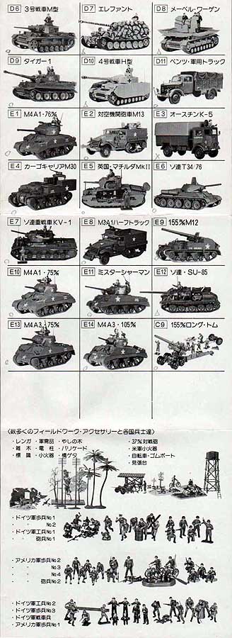 photo_バンダイ機甲師団シリーズ カタログ